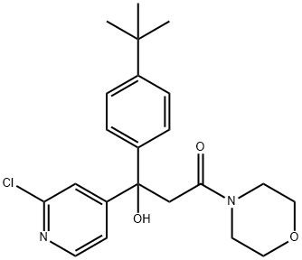 3-(4-(tert-Butyl)phenyl)-3-(2-chloropyridin-4-yl)-3-hydroxy-1-morpholinopropan-1-one