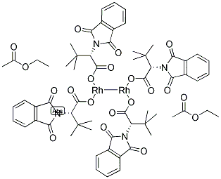 四[N-邻苯二甲酰基-(S)-叔亮氨酸基]二铑双(乙酸乙酯)加合物