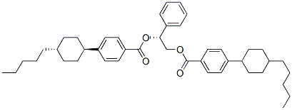 双4-(4'-戊基环己基苯甲酸)-(1R)-1-苯基-1,2-乙二醇酯