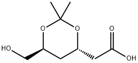2-((4R,6S)-6-(hydroxymethyl)-2,2-dimethyl-1,3-dioxan-4-yl)acetic acid