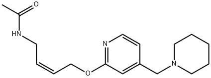 (Z)-N-(4-((4-(Piperidin-1-ylmethyl)pyridin-2-yl)oxy)but-2-en-1-yl)acetamide