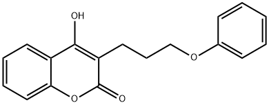 2H-1-Benzopyran-2-one, 4-hydroxy-3-(3-phenoxypropyl)-