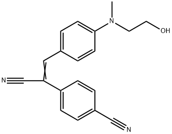 Benzeneacetonitrile, 4-cyano-α-[[4-[(2-hydroxyethyl)methylamino]phenyl]methylene]-