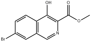 3-Isoquinolinecarboxylic acid, 7-bromo-4-hydroxy-, methyl ester