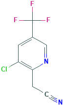 3-Chloro-5-(trifluoromethyl)-2-pyridineacetonitrile