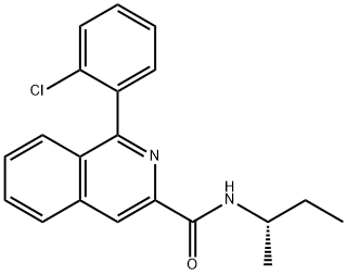 3-Isoquinolinecarboxamide, 1-(2-chlorophenyl)-N-(1-methylpropyl)-, (S)- (9CI)