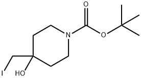 tert-butyl 4-hydroxy-4-(iodomethyl)piperidine-1-carboxylate