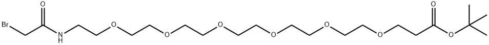 溴乙酰氨-六聚乙二醇-丙酸叔丁酯