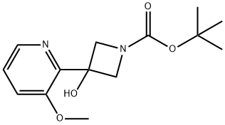 tert-Butyl 3-hydroxy-3-(3-methoxypyridin-2-yl)azetidine-1-carboxylate