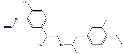 Formamide, N-[2-hydroxy-5-[1-hydroxy-2-[[2-(4-methoxy-3-methylphenyl)-1-methylethyl]amino]ethyl]phenyl]-