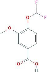 4-二氟甲氧基-3-甲氧基苯甲酸