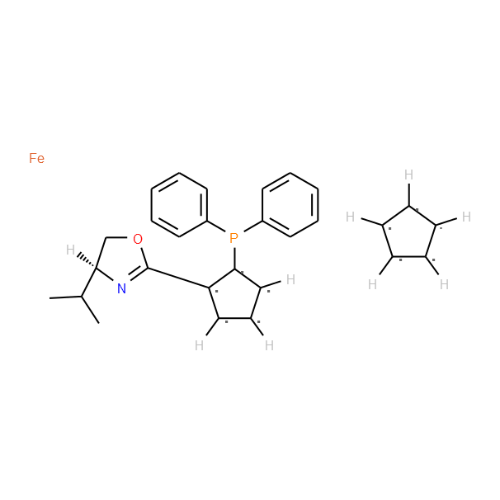 (2R)- 1-[(4S)-4,5-dihydro-4-(1-Methylethyl)-2-oxazolyl]-2-(diphenylphosphino)-Ferrocene