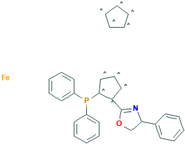 1-(4,5-Dihydro-4-phenyl-2-oxazolyl)-2-(diphenylphosphino) ferrocene