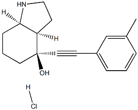 (3aR,4S,7aR)-4-(m-tolylethynyl)octahydro-1H-indol-4-ol hydrochloride
