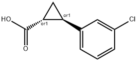 rac-(1R,2R)-2-(3-chlorophenyl)cyclopropane-1-carboxylic acid