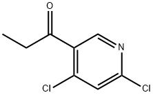 1-(4,6-二氯-3-吡啶基)丙-1-酮