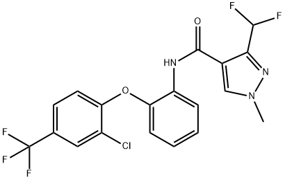 1H-Pyrazole-4-carboxamide, N-[2-[2-chloro-4-(trifluoromethyl)phenoxy]phenyl]-3-(difluoromethyl)-1-methyl-