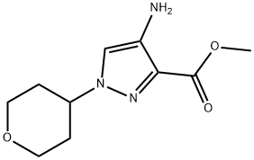 1H-Pyrazole-3-carboxylic acid, 4-amino-1-(tetrahydro-2H-pyran-4-yl)-, methyl ester