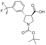 trans-4-[3-(Trifluoromethyl)phenyl]-1,3-pyrrolidinedicarboxylic acid 1-tert-butyl ester