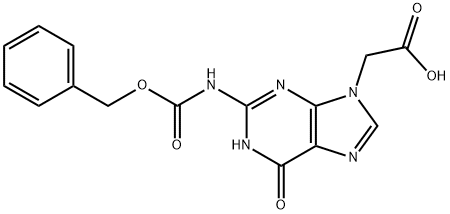 2-(2-{[(benzyloxy)carbonyl]amino}-6-oxo-6,9-dihydro-1H-purin-9-yl)acetic acid