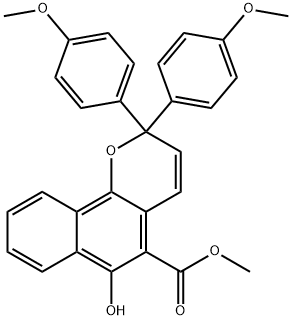 methyl10-hydroxy-6,6-bis(4-methoxyphenyl)-5,6-dihydrophenanthrene-9-carboxylate