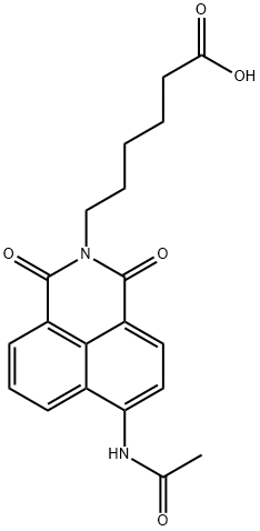 6-(4-乙酰胺-1,8-萘二甲酰亚胺基)己酸