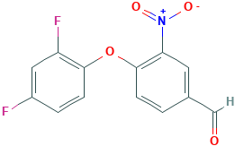 4-(2,4-二氟苯氧基)-3-硝基苯(甲)醛