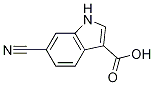 1H-Indole-3-carboxylic acid, 6-cyano-