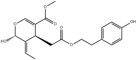 2H-Pyran-4-acetic acid, 3-ethylidene-3,4-dihydro-2-hydroxy-5-(methoxycarbonyl)-, 2-(4-hydroxyphenyl)ethyl ester, (2R,3E,4S)-