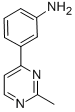 Benzenamine, 3-(2-methyl-4-pyrimidinyl)- (9CI)
