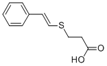 3-(苯乙烯硫代)丙酸