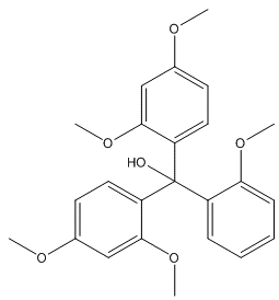 2,2,2,4,4-Pentamethoxytriphenylmethanol