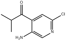 1-Propanone, 1-(5-amino-2-chloro-4-pyridinyl)-2-methyl-