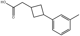 2-(3-(m-tolyl)cyclobutyl)acetic acid
