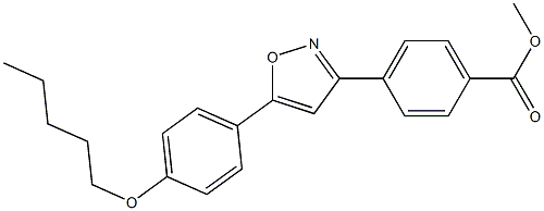 methyl 4-[5-(4-pentoxyphenyl)-1,2-oxazol-3-yl]benzoate
