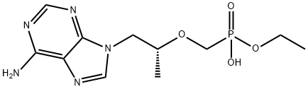 Phosphonic acid, P-[[(1R)-2-(6-amino-9H-purin-9-yl)-1-methylethoxy]methyl]-, monoethyl ester