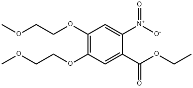 4,5-Bis(2-methoxyethoxy)-2-nitrobenzoic acid ethyl ester