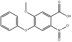 Benzoic acid, 5-methoxy-2-nitro-4-phenoxy-