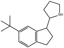 Pyrrolidine, 2-[6-(1,1-dimethylethyl)-2,3-dihydro-1H-inden-1-yl]-