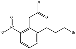 2-(3-Bromopropyl)-6-nitrophenylacetic acid