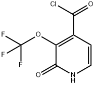 2-Hydroxy-3-(trifluoromethoxy)pyridine-4-carbonyl chloride