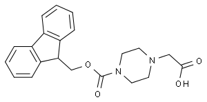 4-FMOC-1-哌嗪乙酸水合物