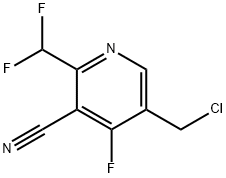 5-(Chloromethyl)-3-cyano-2-(difluoromethyl)-4-fluoropyridine