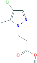 3-(4-Chloro-5-methyl-pyrazol-1-yl)propanoic acid