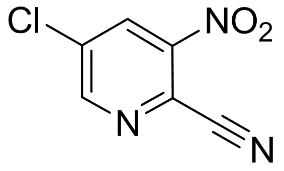 5-CHLORO-3-NITRO-PYRIDINE-2-CARBONITRILE