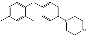 1-(4-((2,4-dimethylphenyl)thio)phenyl)piperazine hydrochloride