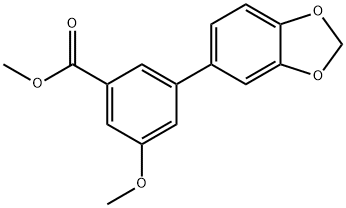 Benzoic acid, 3-(1,3-benzodioxol-5-yl)-5-methoxy-, methyl ester