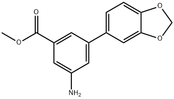 methyl 3-amino-5-(2H-1,3-benzodioxol-5-yl)benzoate