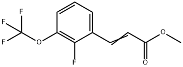 2-Propenoic acid, 3-[2-fluoro-3-(trifluoromethoxy)phenyl]-, methyl ester