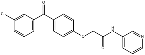 Acetamide, 2-[4-(3-chlorobenzoyl)phenoxy]-N-3-pyridinyl-